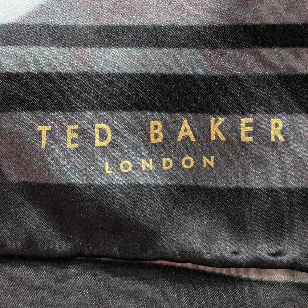 Ted Baker Silk Extra Large Botanical Floral Scarf Gray Pink